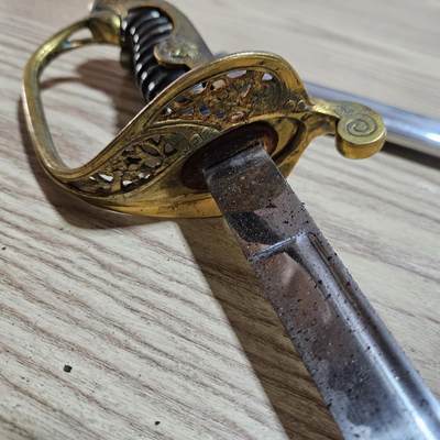 0元起拍勋章 第338期 咸鱼国勋章拍卖专场 3月15日（周日）下午6：00开始 合法未开刃 明治19式尉官指挥刃