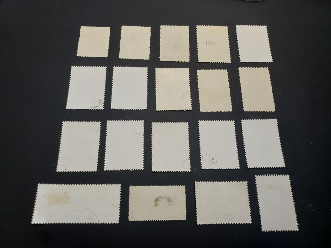 博彦收藏  TM 3月18日 8点邮票专场 全场包邮 老纪特等旧票19枚，个别瑕疵，大部分上品