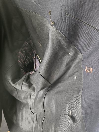 0元起拍勋章 第338期 咸鱼国勋章拍卖专场 3月15日（周日）下午6：00开始 日本ww2时期 川崎重工汽船制服上衣 胸围96 衣长68 肩宽44 袖长58