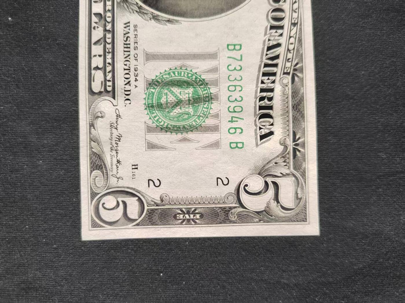 【礼羽收藏】🌏世界钱币拍卖128期 1934年20美元，全新未流通，刀拆品