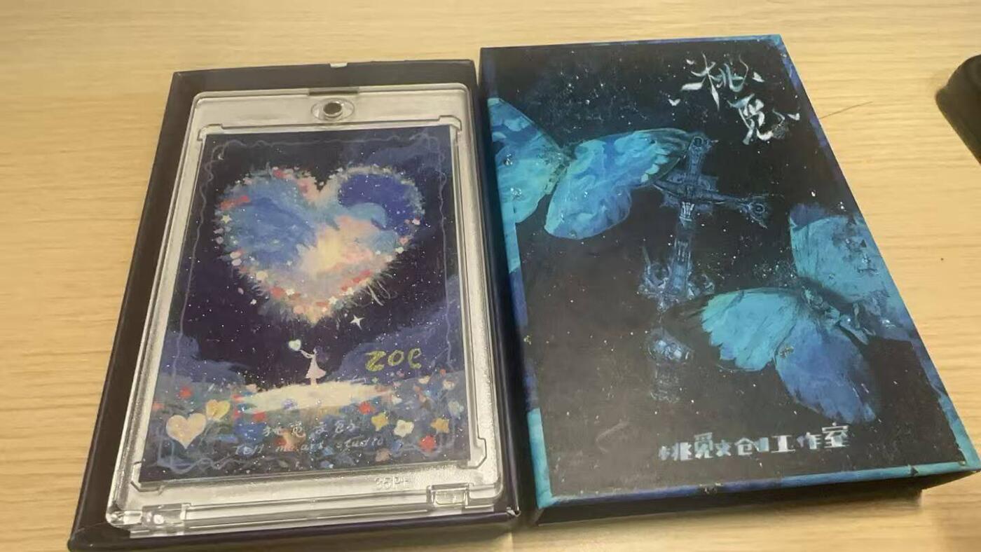 满赠PR！！龙虎卡牌-七八场（满200元包邮，无佣金，每周六结拍，欢迎送拍） 【亲签】手绘卡 桃觅工作室 龙猫 (卡背画师亲签)