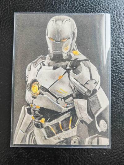 阳大大卡牌拍卖第104期（持续收拍品，周五晚上九点截拍，进群福利早知道） - 【手绘卡】钢铁侠-画师宋戈慈-沙洲工作室