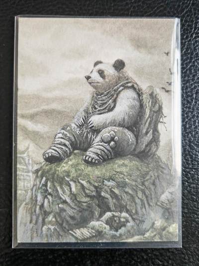 阳大大卡牌拍卖第104期（持续收拍品，周五晚上九点截拍，进群福利早知道） - 【手绘卡】熊猫人-画师派大