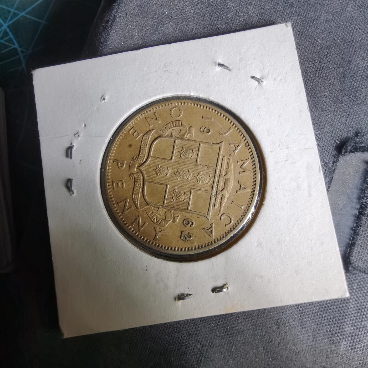 沼泽如烟--第1019场 牙买加1962年1便士