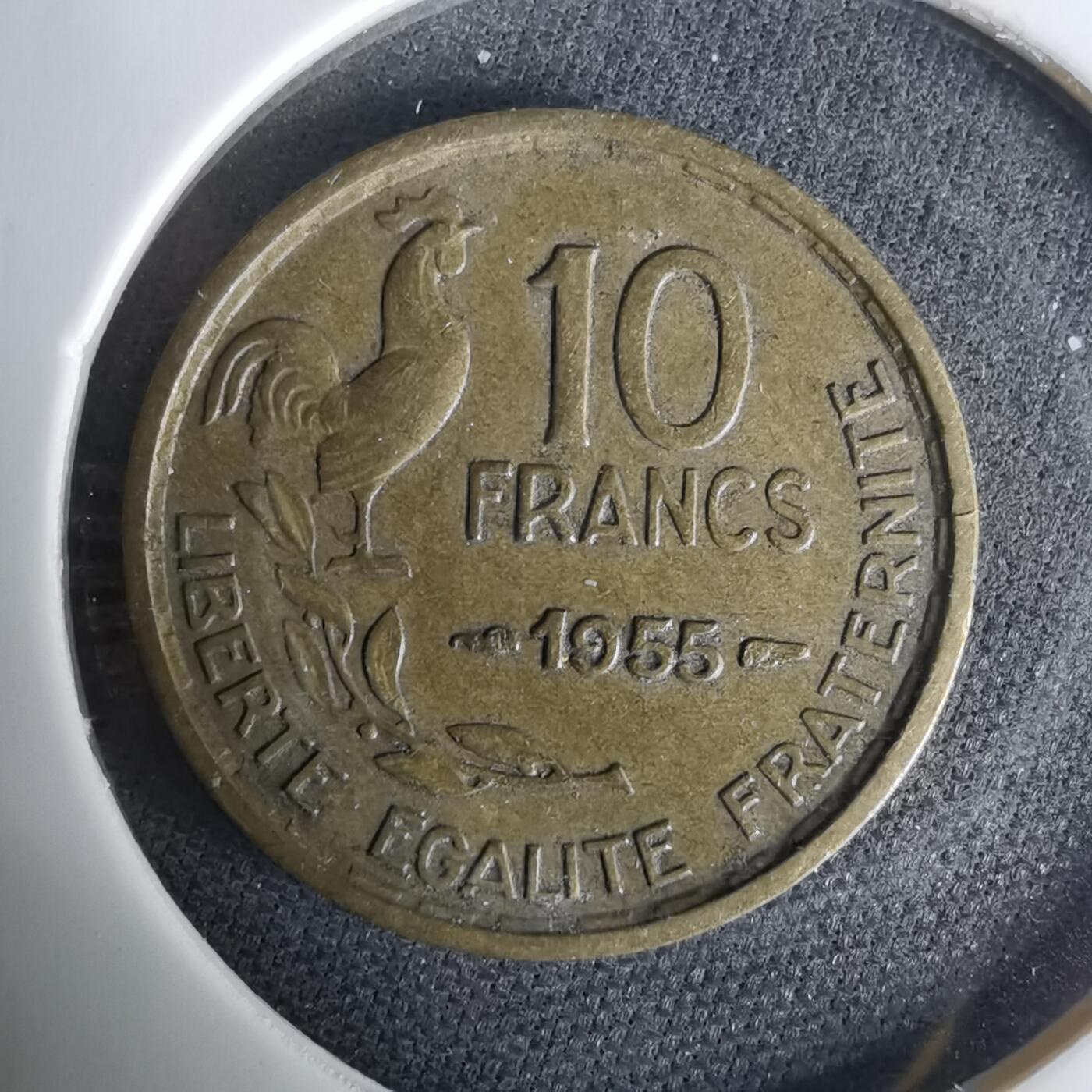 沼泽如烟--第1019场 法国1955年10法郎