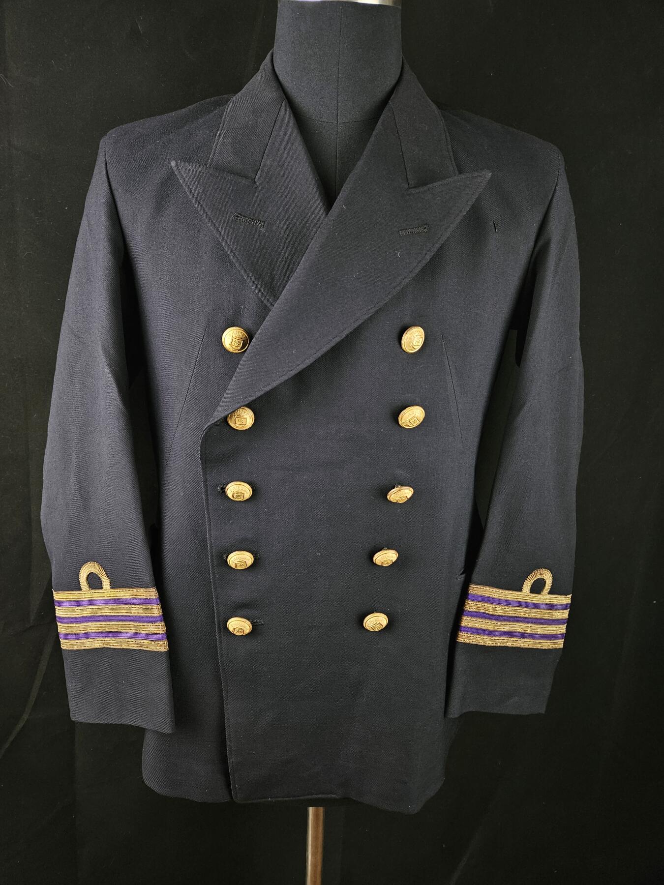 0元起拍勋章 第338期 咸鱼国勋章拍卖专场 3月15日（周日）下午6：00开始 日本ww2时期 川崎重工汽船制服上衣