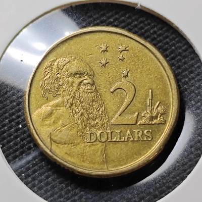 KK钱币收藏小铺   第405期 2月预留时间 周末发货 - 1994澳大利亚土著人2元