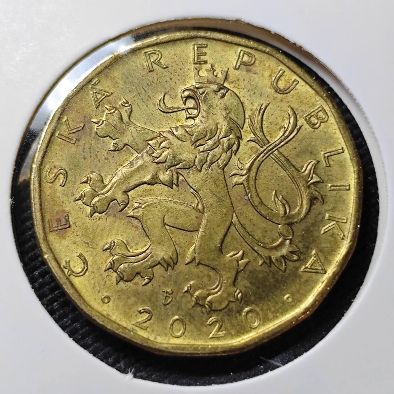 KK钱币收藏小铺   第405期 2月预留时间 周末发货  捷克20克朗 好品