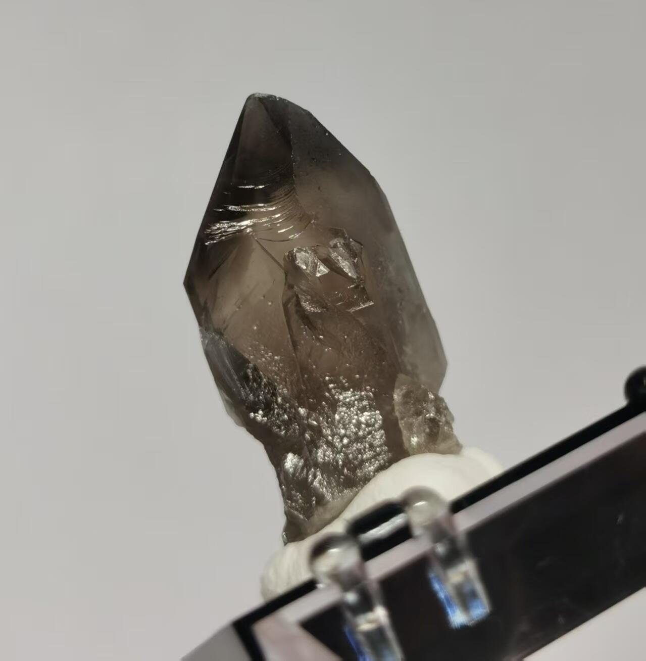 七河·藏家水晶矿标化石小拍（总第41期） 藏家出品X744（3）山东烟晶水晶原石矿标（盒子矿） 