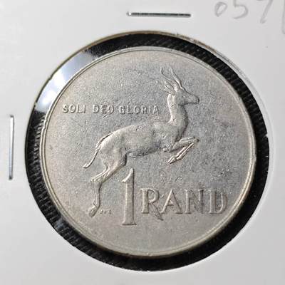 KK钱币收藏小铺   第405期 2月预留时间 周末发货 - 1988南非1兰特 