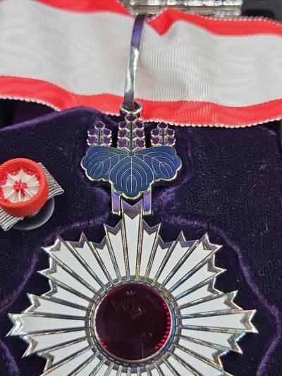 0元起拍勋章 第338期 咸鱼国勋章拍卖专场 3月15日（周日）下午6：00开始 日本三等旭日章 银制带盒略