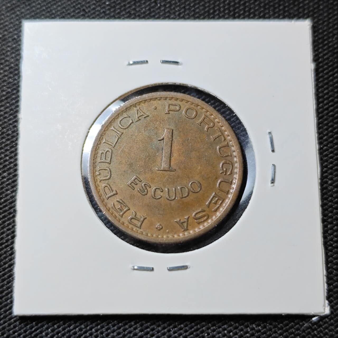 KK钱币收藏小铺   第405期 2月预留时间 周末发货  1972普属安哥拉1埃斯库多