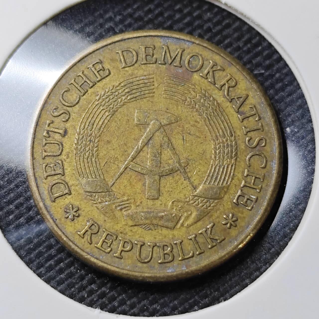 KK钱币收藏小铺   第405期 2月预留时间 周末发货 1972民主德国20芬尼