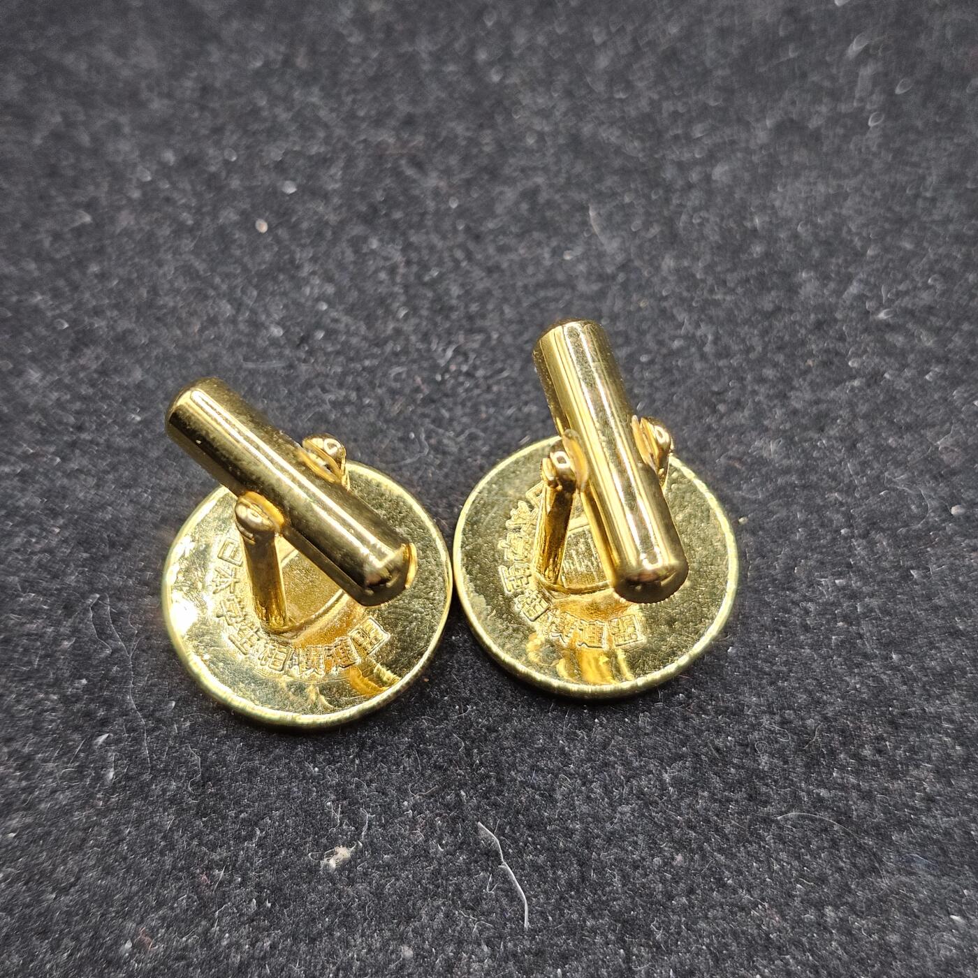 0元起拍勋章 第338期 咸鱼国勋章拍卖专场 3月15日（周日）下午6：00开始 日本中古袖扣一对