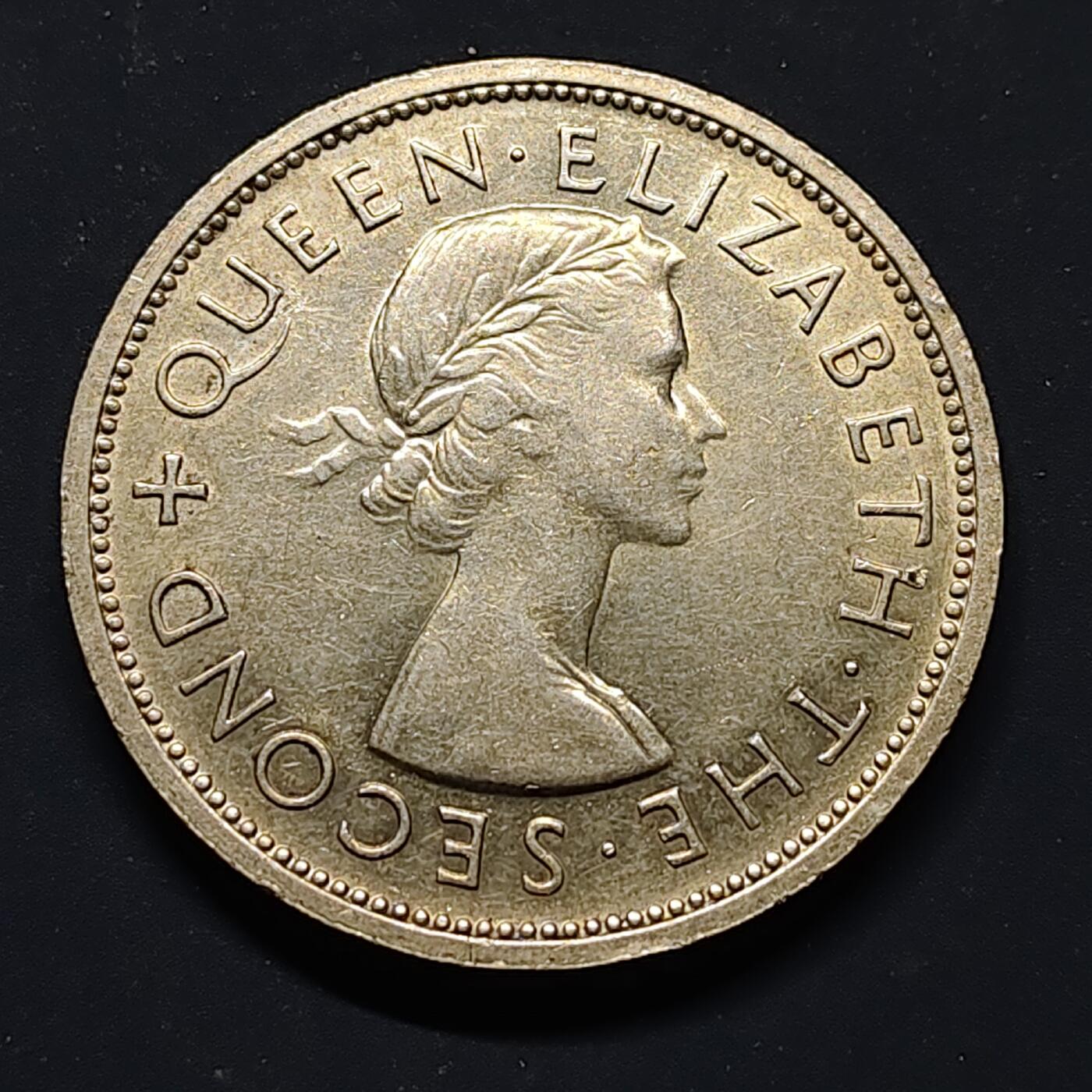 【全场包邮】纯粹捡漏拍511场 英属南罗德西亚1953年1克朗塞西尔·罗兹诞生100周年克朗型纪念银币【38.5毫米28.28克50%】