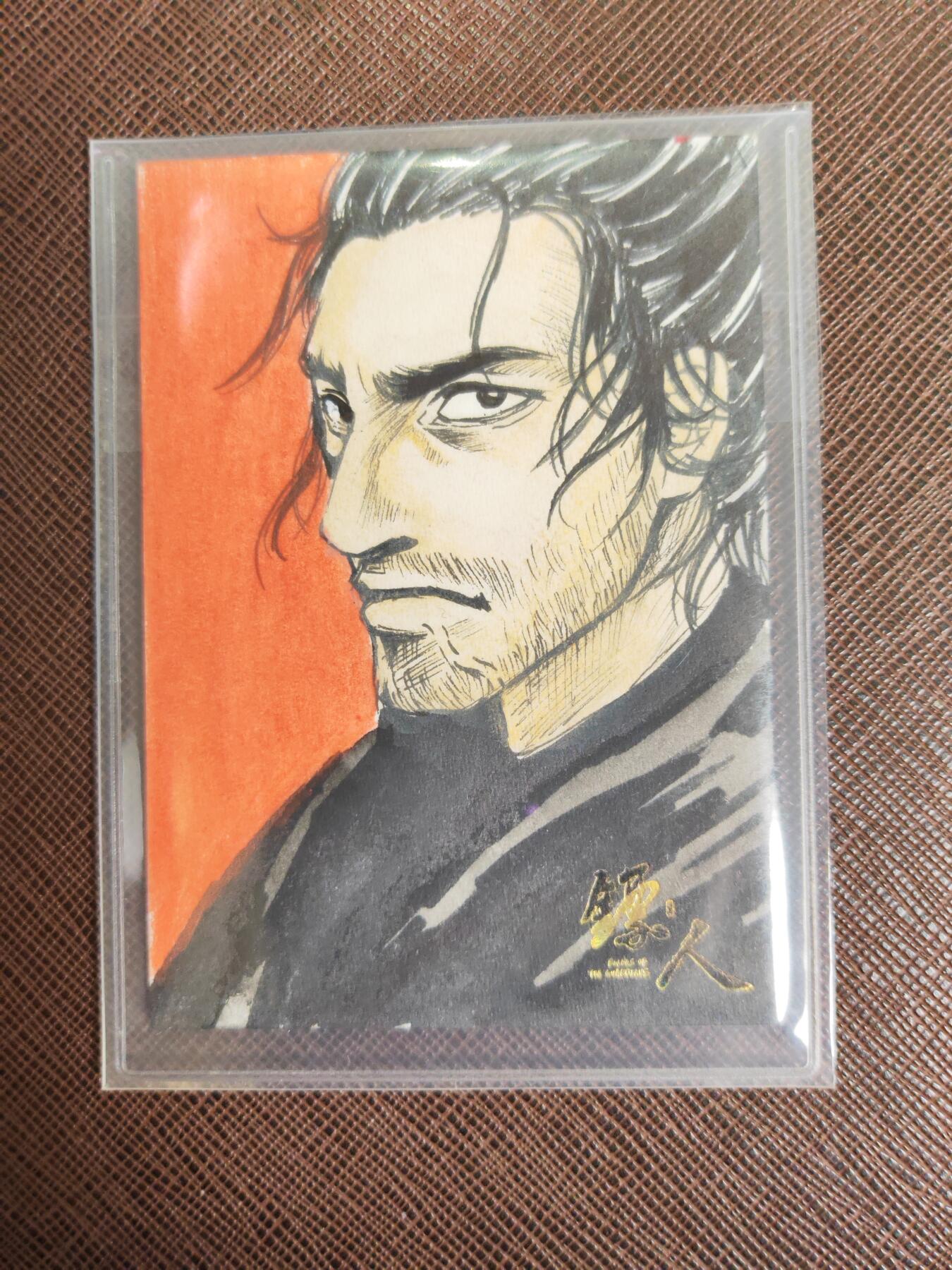 阳大大卡牌拍卖第104期（持续收拍品，周五晚上九点截拍，进群福利早知道） 【手绘卡】镖人手绘官卡-刀马-画师小洋