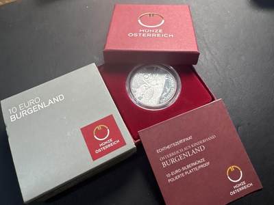 ❤️【币观天下】❤️ 第344期钱币秒杀拍卖场- 2026.3.6周五晚上6点半场 长期征集拍品  - 奥地利联邦省系列银币 盒证齐全(面值10欧，重量17.3克)2015