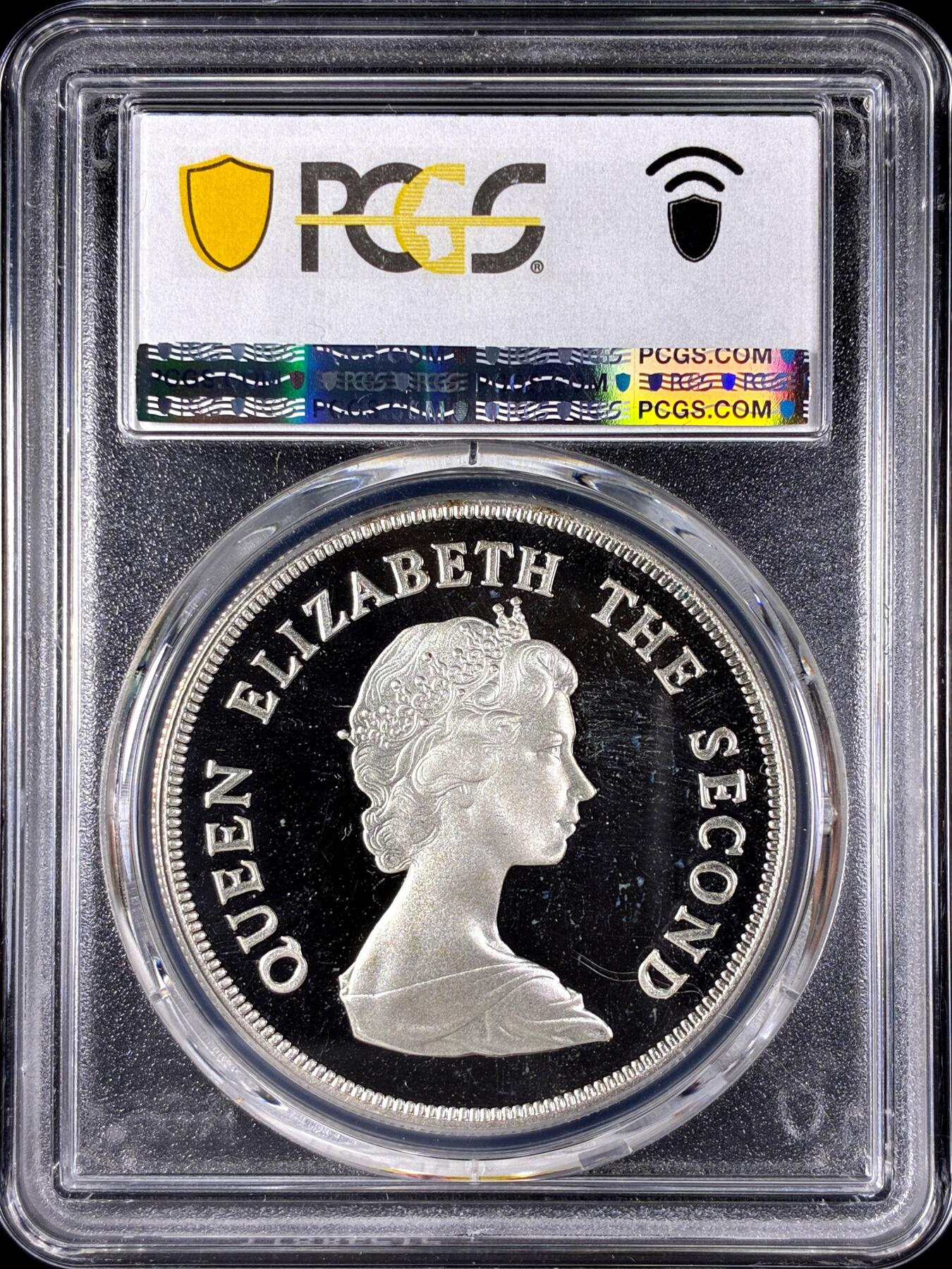 【雨安】【直播拍卖】【第0128期-评级币章】2026-03-14 周六 19:30 (金价1145, 银价22.39) [评级现代] Tuvalu 图瓦卢 10元 1980年 王太后 PCGS-PR66DCAM 精制币