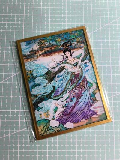 C先生卡牌 第24期  零抽层收拍品，送拍加微私聊 - 【色纸】集画家×多吉Vajra《反骨仔盲盒》嫦娥仙子