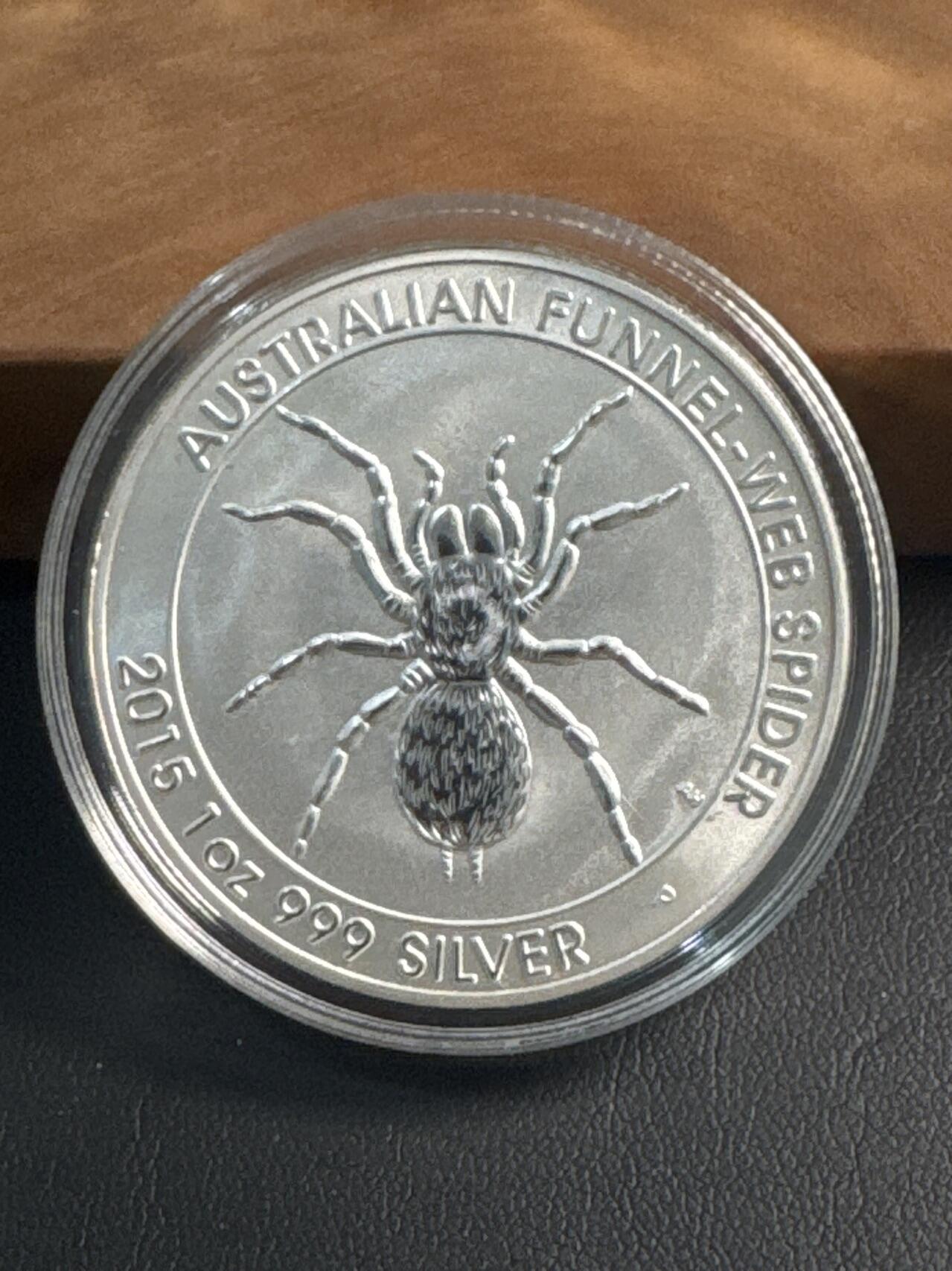 ❤️【币观天下】❤️ 第344期钱币秒杀拍卖场- 2026.3.6周五晚上6点半场 长期征集拍品  2015年澳大利亚漏斗网蜘蛛银币