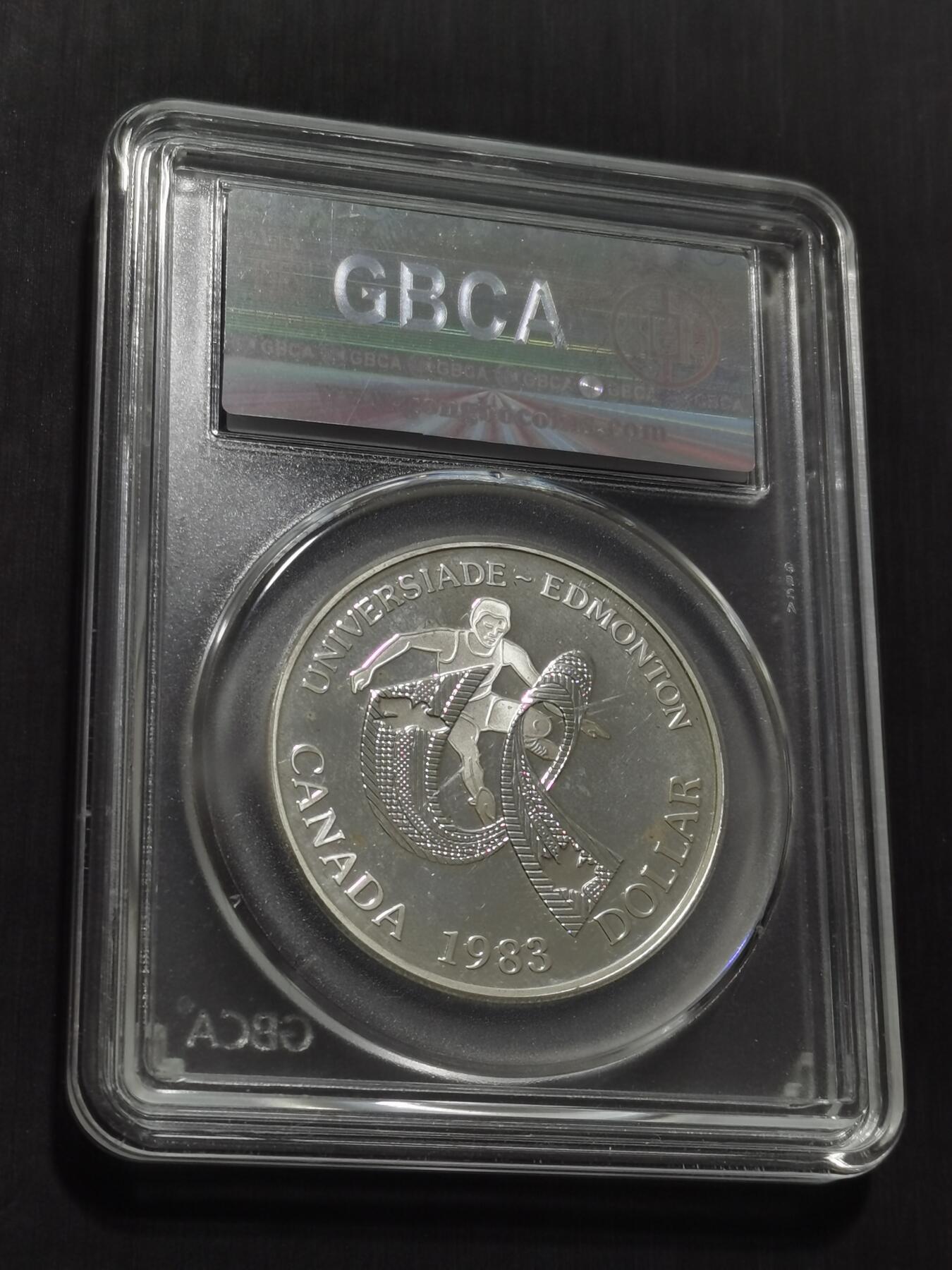 天下钱庄专场欢迎参拍 精制版加拿大1加元银币