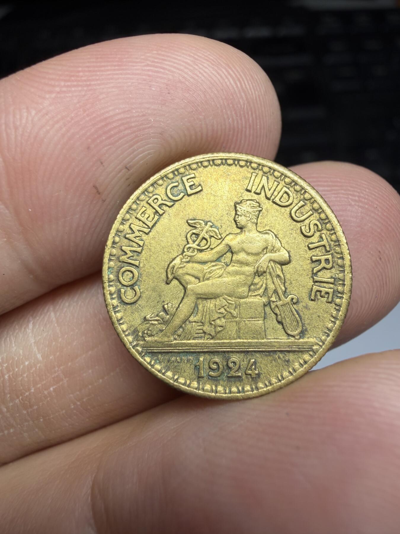 2026年集古藏今外币拍卖第三期-第2场—（总第312拍），可以寄存60天，满160元包邮。 1924年法国50分