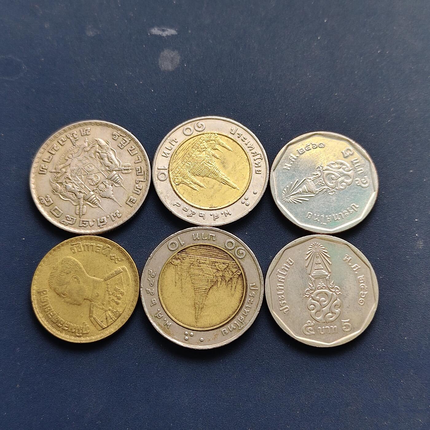 【全场包邮】纯粹捡漏拍510场 泰国各年份散币6枚一组