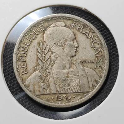 KK钱币收藏小铺   第405期 2月预留时间 周末发货 - 1939法属印度支那20分