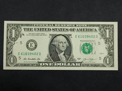 【游宝拍卖】丙午马年第12期 - 美国-1美元【SERIES-2013 E-里士满 全新UNC】