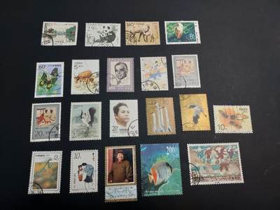 博彦收藏  TM 3月18日 8点邮票专场 全场包邮 - JT 旧票20枚 个别瑕疵，大部分上品