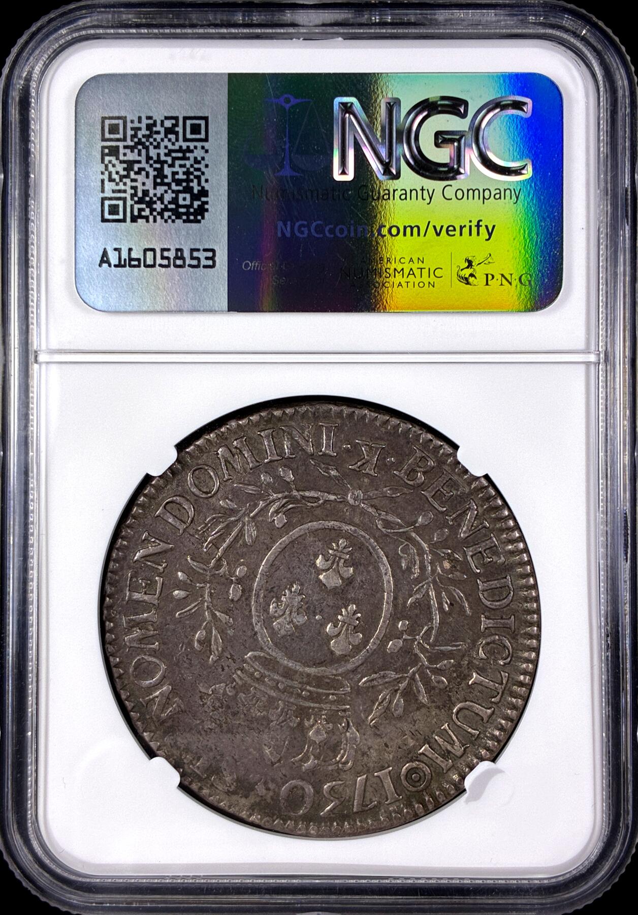 【雨安】【直播拍卖】【第0128期-评级币章】2026-03-14 周六 19:30 (金价1145, 银价22.39) [评级法国] France 法国 1埃居 KM#0486 (1726-1739) 路易十五 青年版 1730年K  NGC-AU 少见好品, 细节极佳