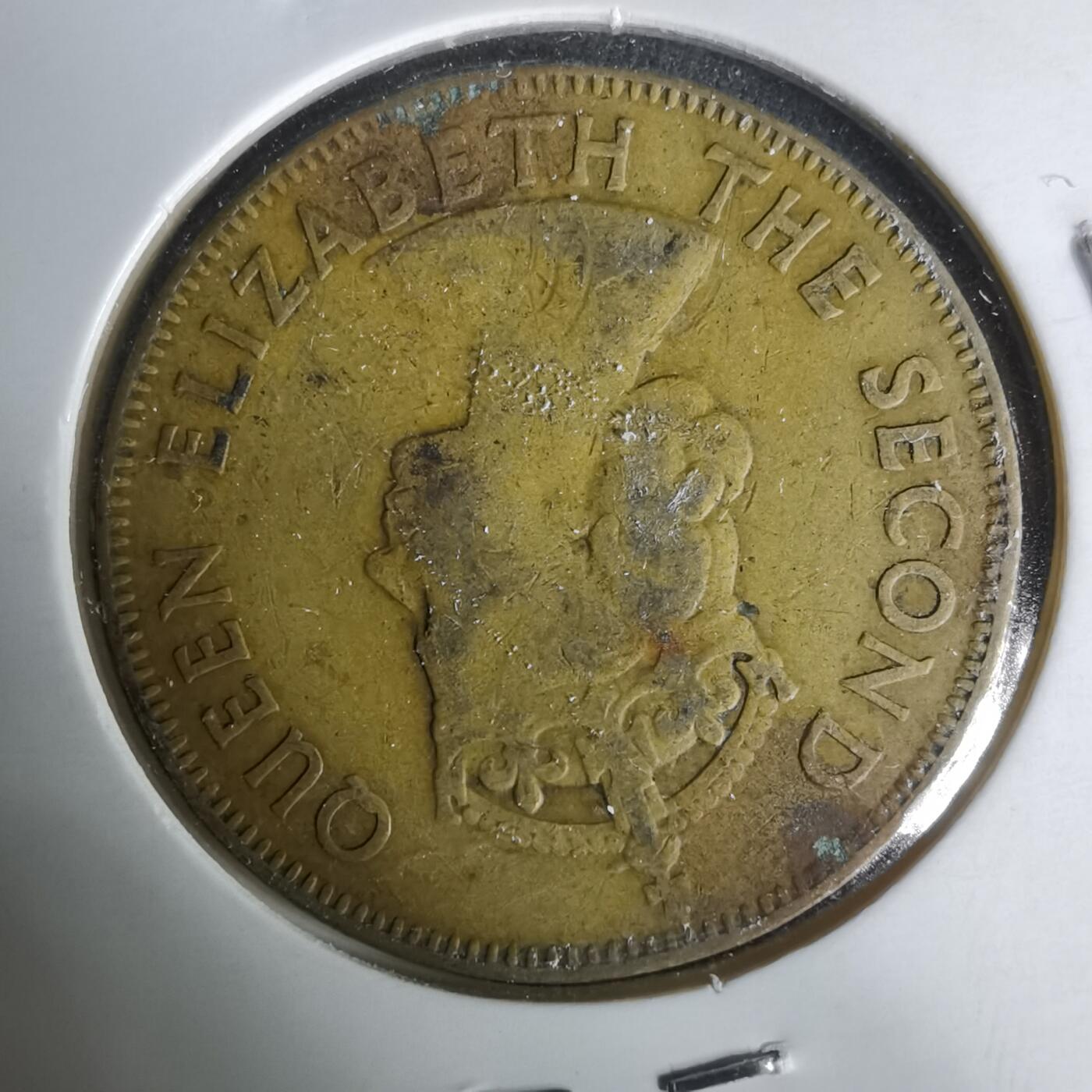 沼泽如烟--第1019场 牙买加1961年1便士