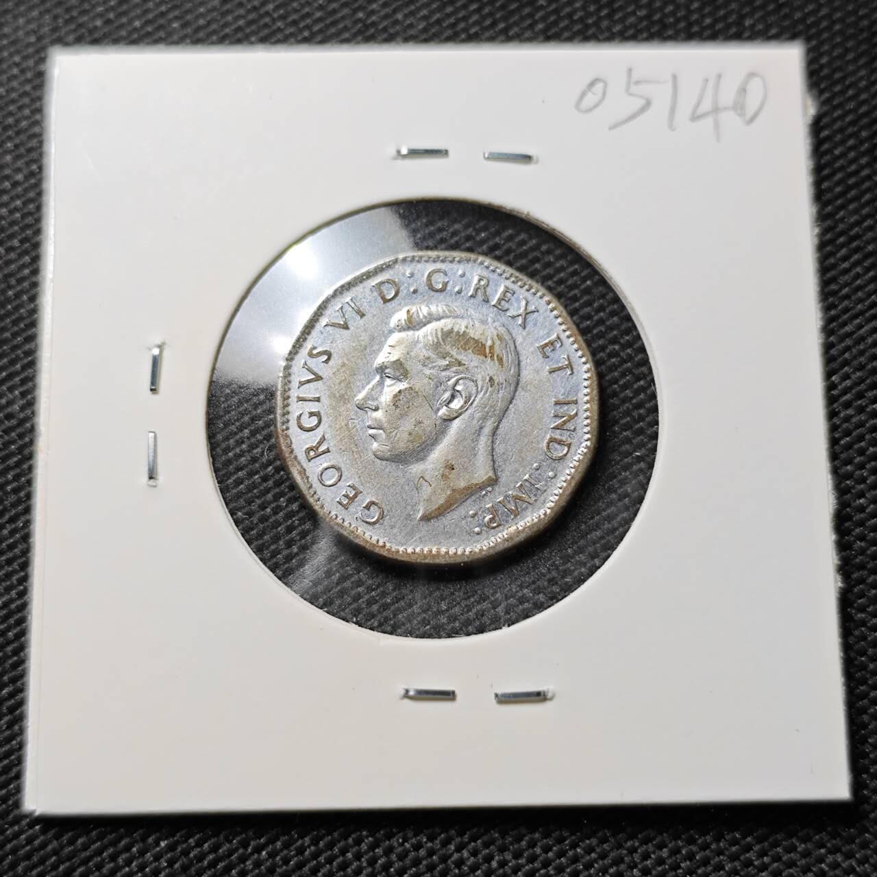 KK钱币收藏小铺   第405期 2月预留时间 周末发货 1945加拿大5分 