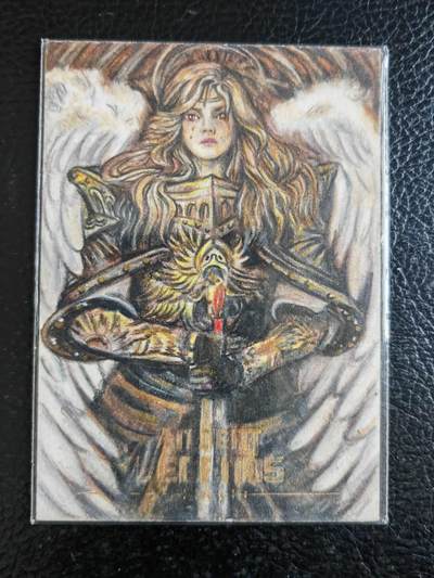 阳大大卡牌拍卖第104期（持续收拍品，周五晚上九点截拍，进群福利早知道） - 【手绘卡】女骑士-画师麻薯-暮光