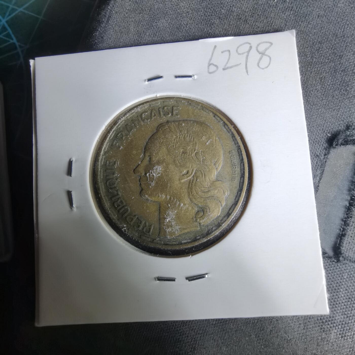 沼泽如烟--第1019场 法国1952年50法郎B版