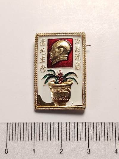 布加迪🐬～世界钱币(上海)🌾第 281 期 /  毛主席像章专拍 - 像章～祝主席万寿无疆