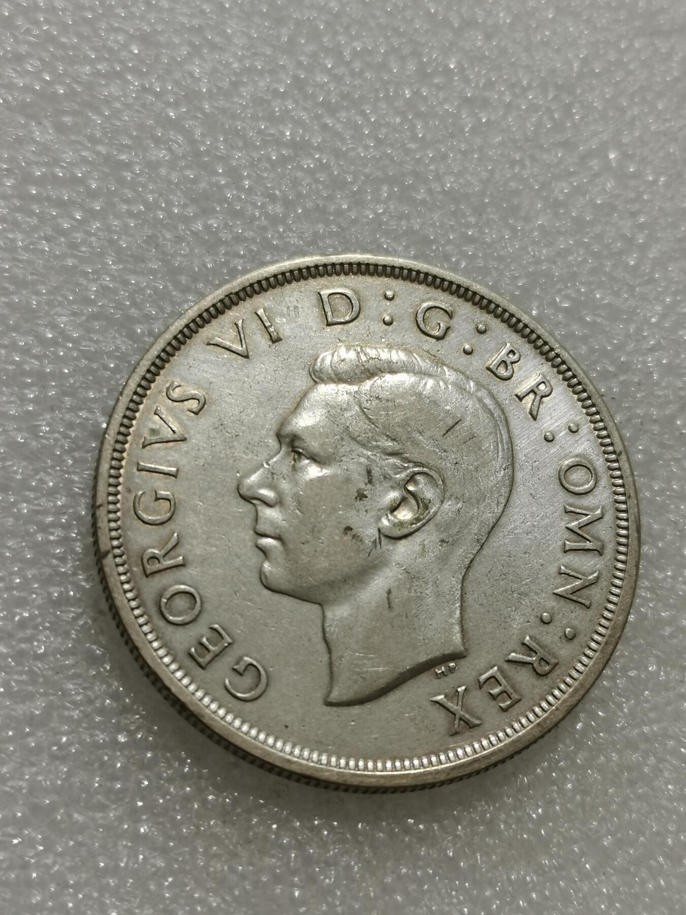 天下钱庄专场欢迎参拍 英国乔治六世登基克朗银币