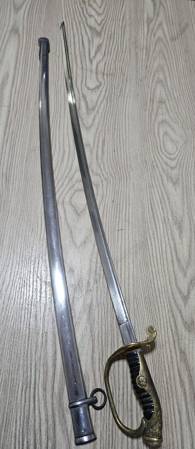 0元起拍勋章 第338期 咸鱼国勋章拍卖专场 3月15日（周日）下午6：00开始 合法未开刃 明治19式尉官指挥刃