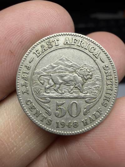 2026年集古藏今外币拍卖第三期-第2场—（总第312拍），可以寄存60天，满160元包邮。 - 1948年东非50分