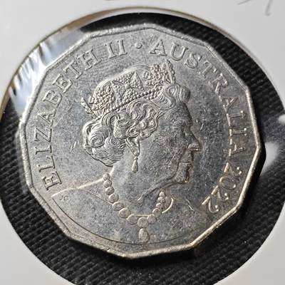 KK钱币收藏小铺   第405期 2月预留时间 周末发货 - 2022澳大利亚50分 