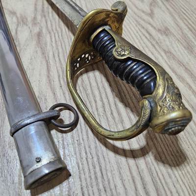 0元起拍勋章 第338期 咸鱼国勋章拍卖专场 3月15日（周日）下午6：00开始 合法未开刃 明治19式尉官指挥刃