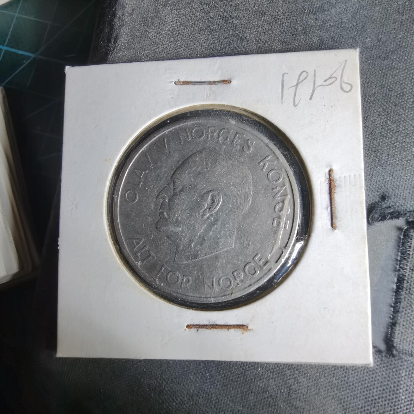 沼泽如烟--第1019场 挪威1963年5克朗