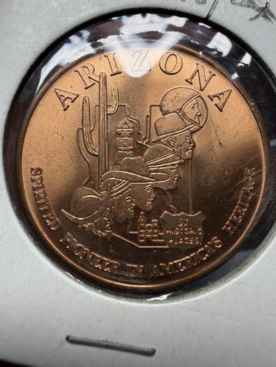 2026年集古藏今外币拍卖第三期-第2场—（总第312拍），可以寄存60天，满160元包邮。 - 70年代亚利桑那矿业协会纪念章，直径28毫米