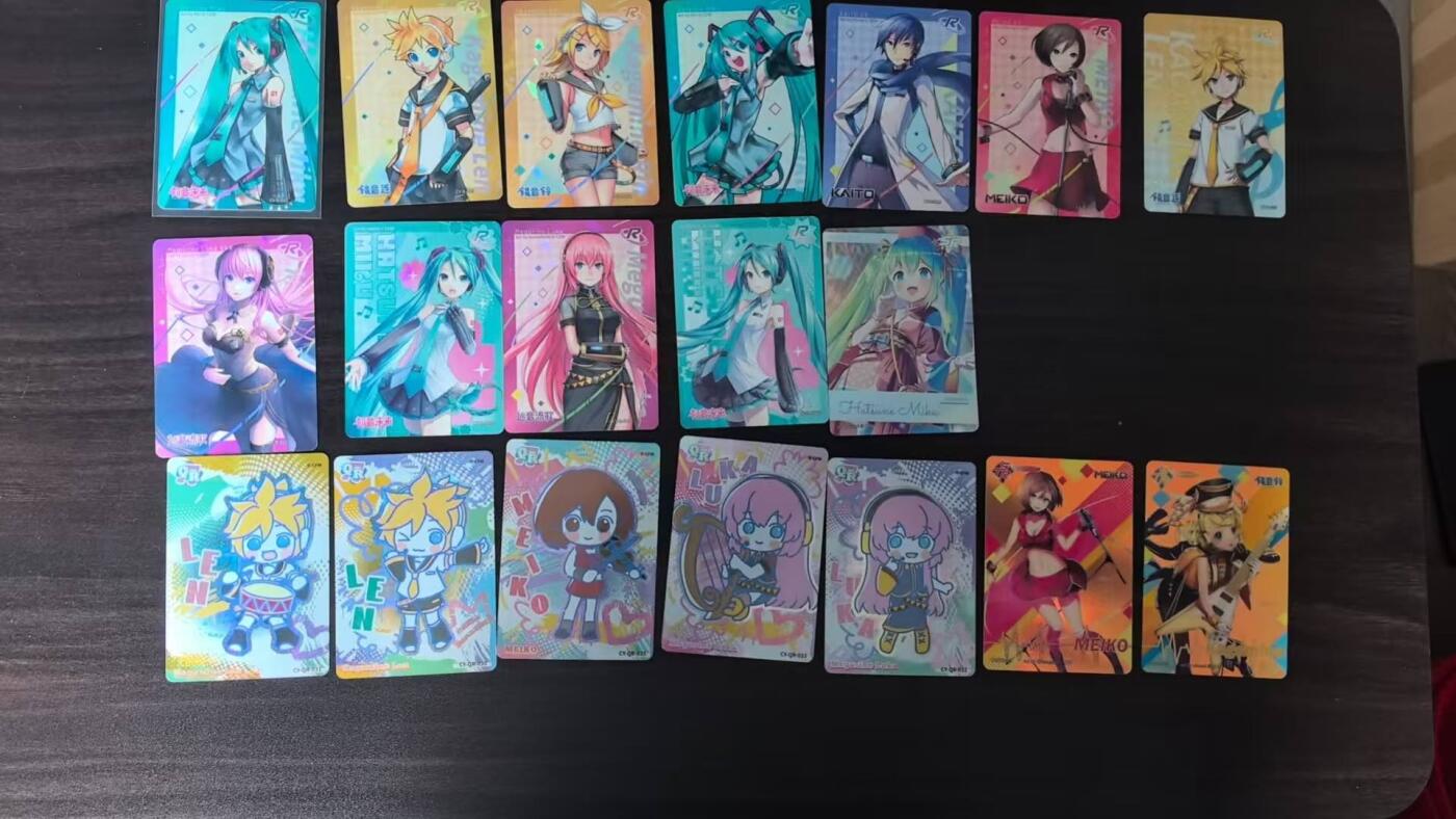 满赠PR！！龙虎卡牌-七八场（满200元包邮，无佣金，每周六结拍，欢迎送拍） 卡游初音未来 (Qr23张  Str2张  sr1张  r11张，合计37张)