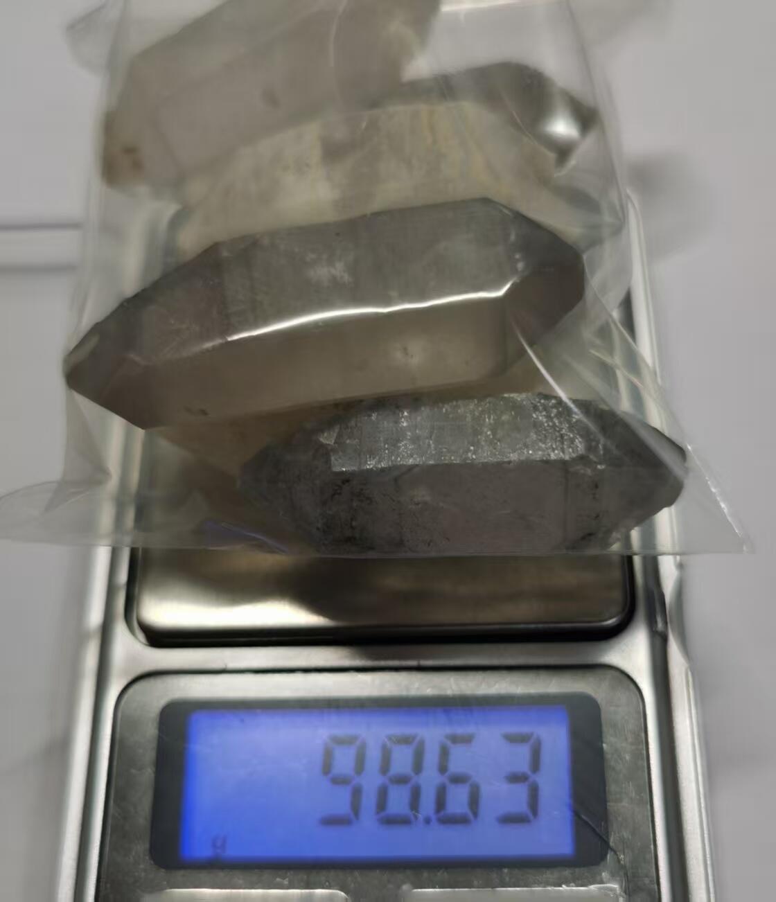 七河·藏家水晶矿标化石小拍（总第41期） 藏家出品X756（10） 块头比较大的云贵闪灵水晶原石一组6件 90多克