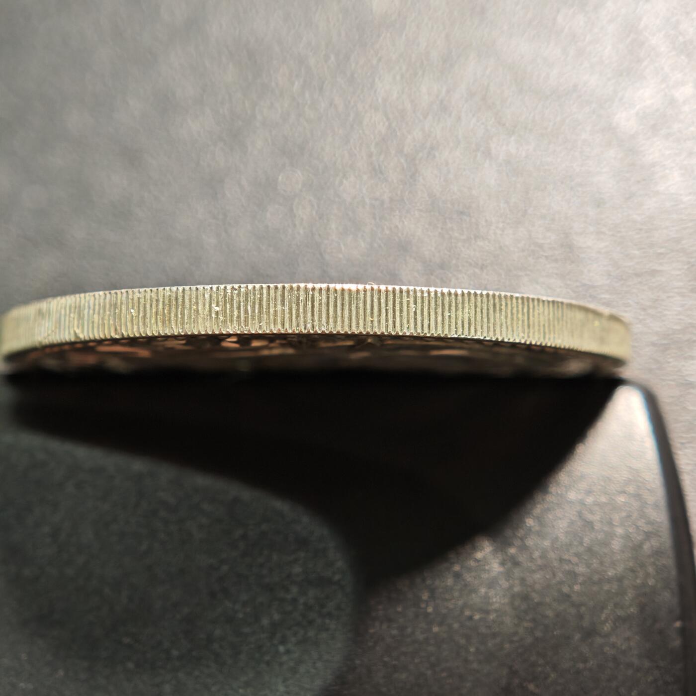 【德藏】世界币章拍卖第167期（拍品征集中~欢迎藏友联系） 1976年 巴巴多斯海神10元纪念银币 直径约：40.7mm；重约：37.7g