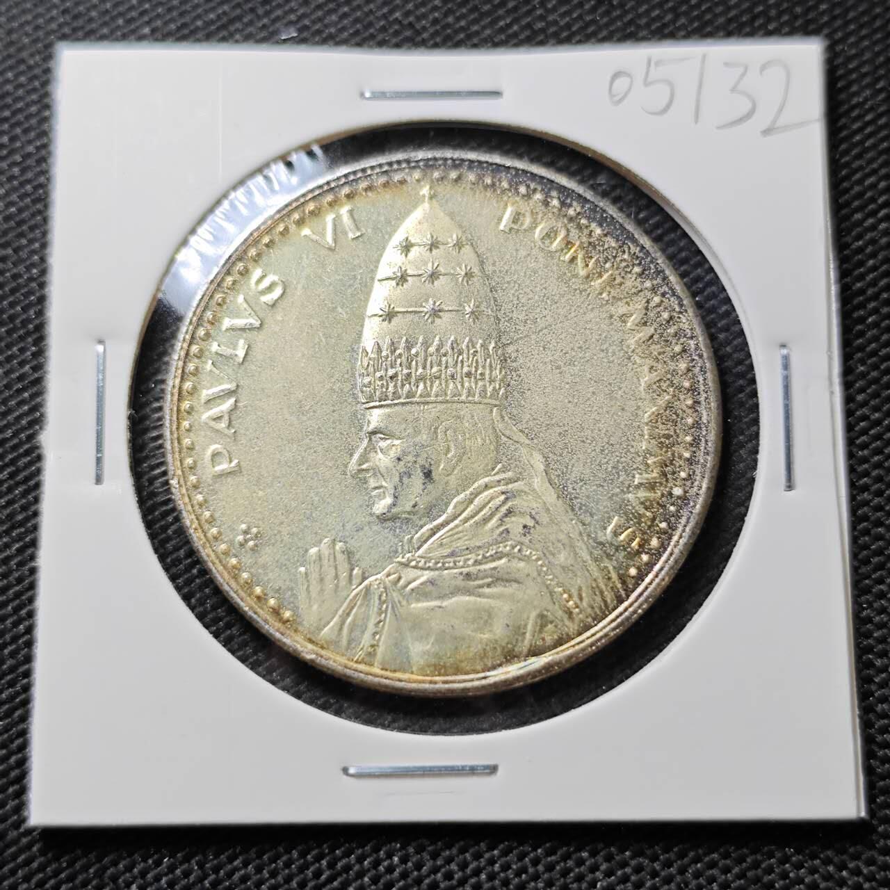 KK钱币收藏小铺   第405期 2月预留时间 周末发货  梵蒂冈教皇纪念章