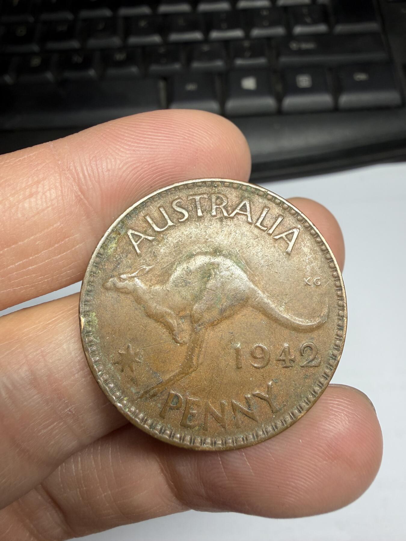 2026年集古藏今外币拍卖第三期-第2场—（总第312拍），可以寄存60天，满160元包邮。 1942年澳大利亚1便士