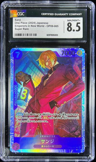 【雨安】【直播拍卖】【第0128期-评级币章】2026-03-14 周六 19:30 (金价1145, 银价22.39) - [评级卡牌] 日本 海贼王 2024年 山治 CGC-8.5