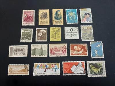 博彦收藏  TM 3月18日 8点邮票专场 全场包邮 - 老纪特等旧票19枚，个别瑕疵，大部分上品